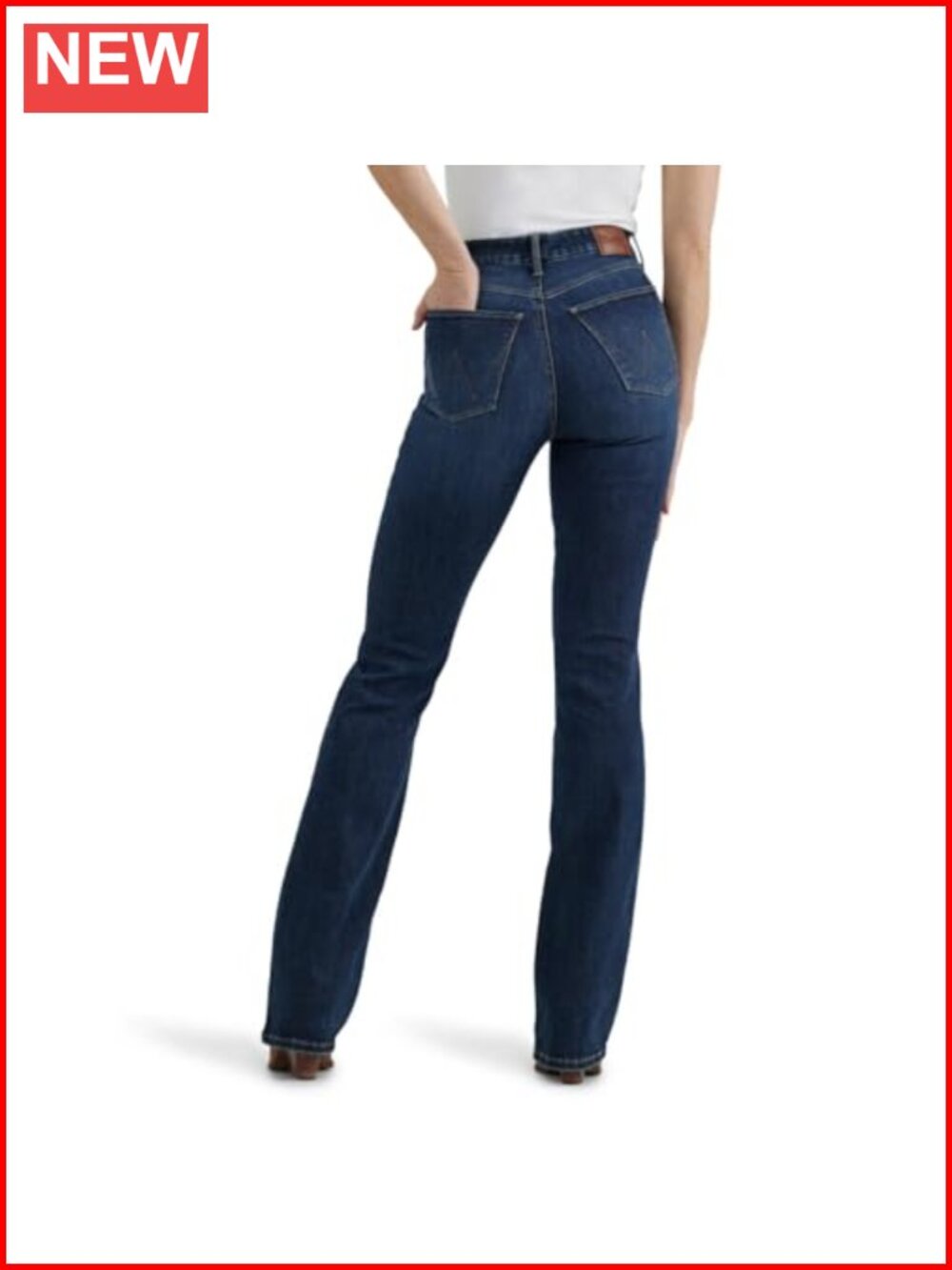 High Rise Lacey Bootcut Jeans Stretch Denim